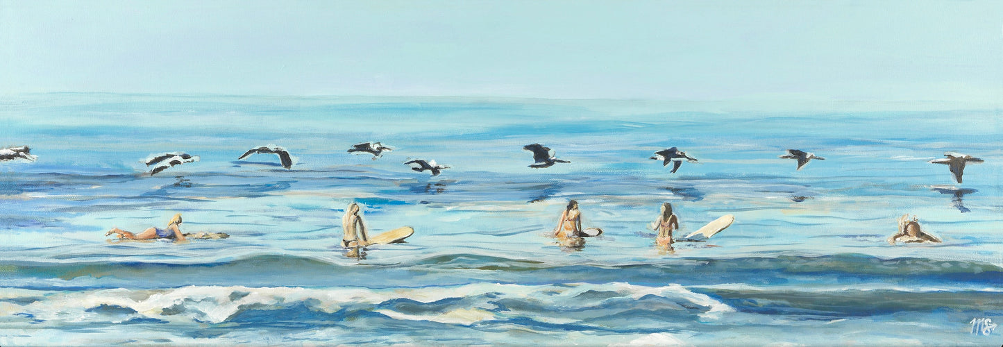 Pelican Line - MATTED - Print